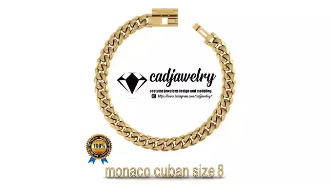 monaco cuban size8 3D print model