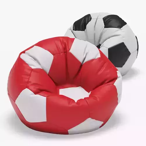 Ball bag chair 3D model