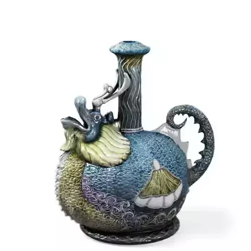 Asian Dragon Household Pot