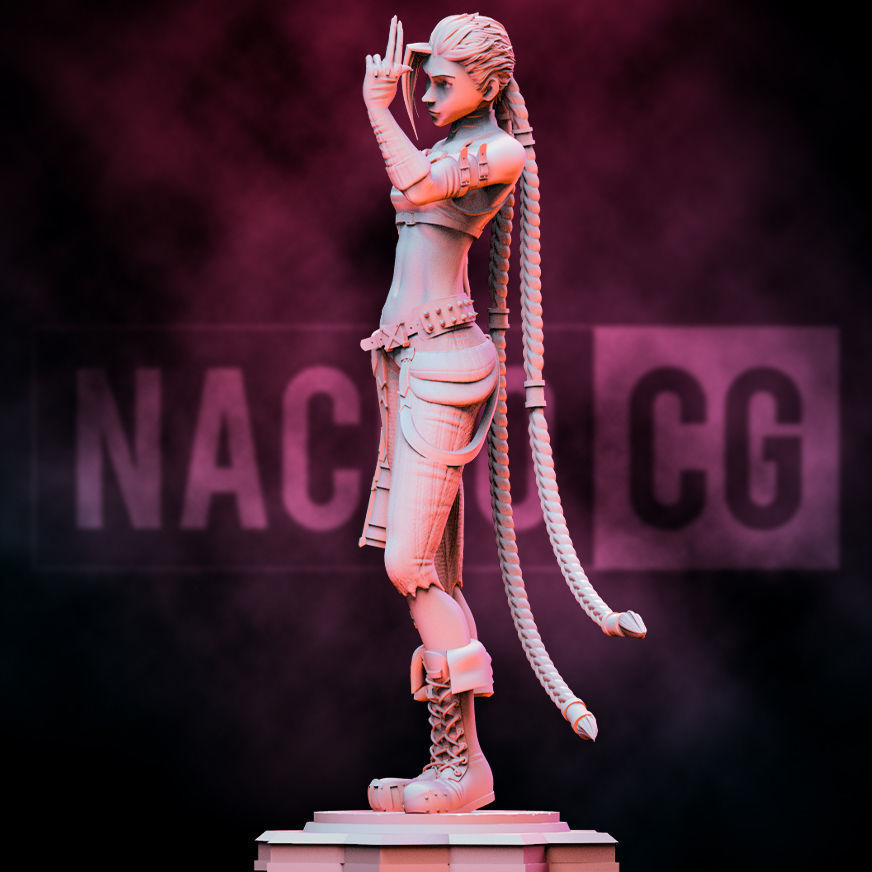 Fan Art Jinx - Statue 3D print model_3