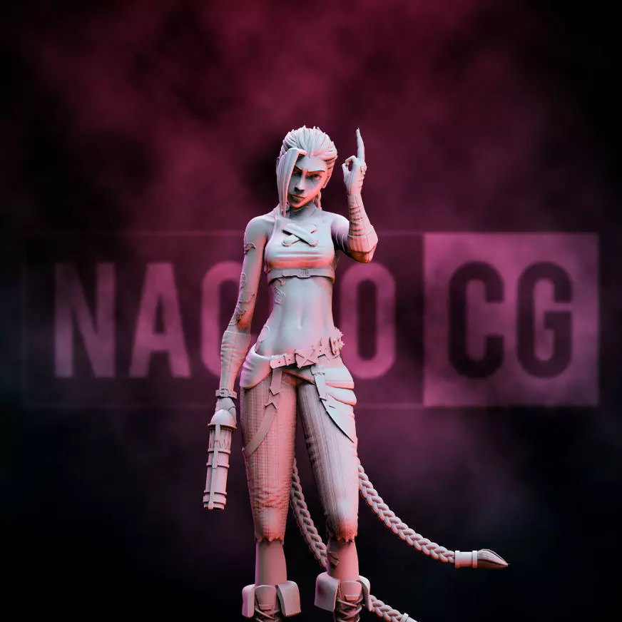 Fan Art Jinx - Statue 3D print model_0