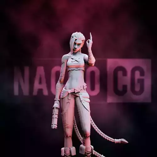 Fan Art Jinx - Statue  3D print model
