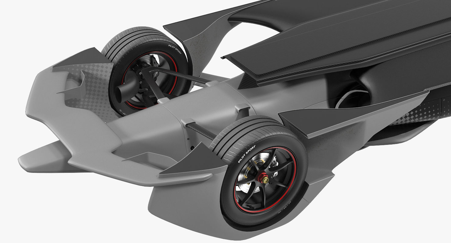 Formula E Car Generic 3D model_16