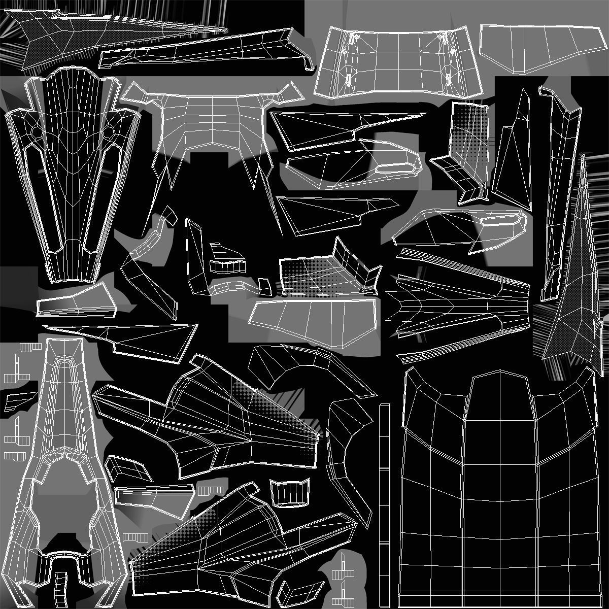 Formula E Car Generic 3D model_19