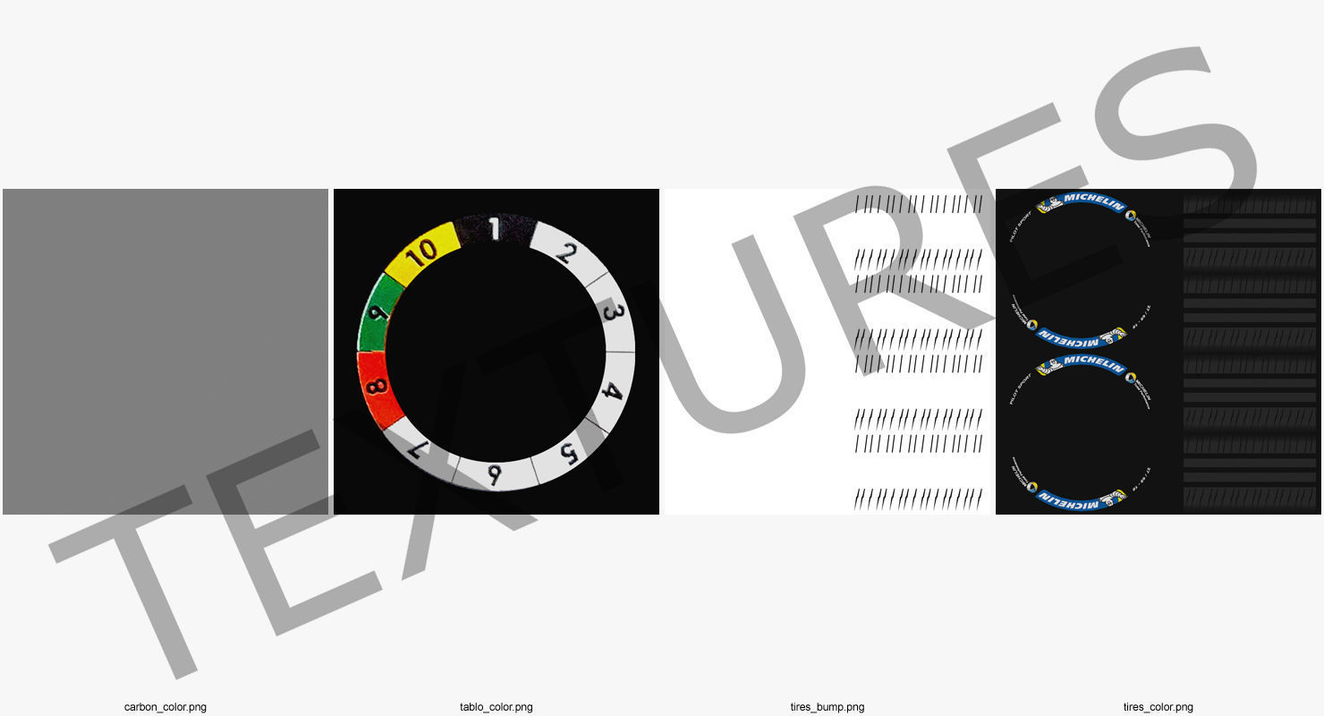 Formula E Car Generic 3D model_20