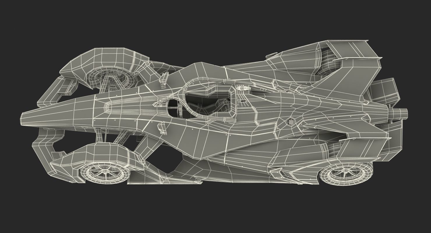 Formula E Car Generic 3D model_23