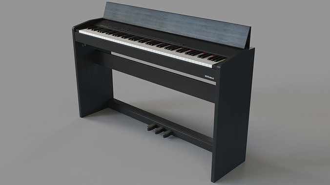 Roland F-140R Black 3D model