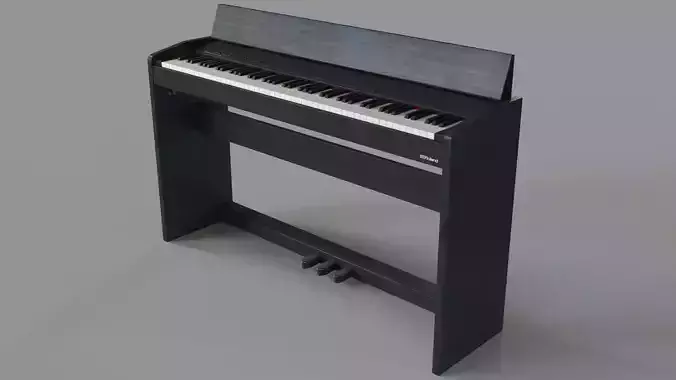 Roland F-140R Black 3D model
