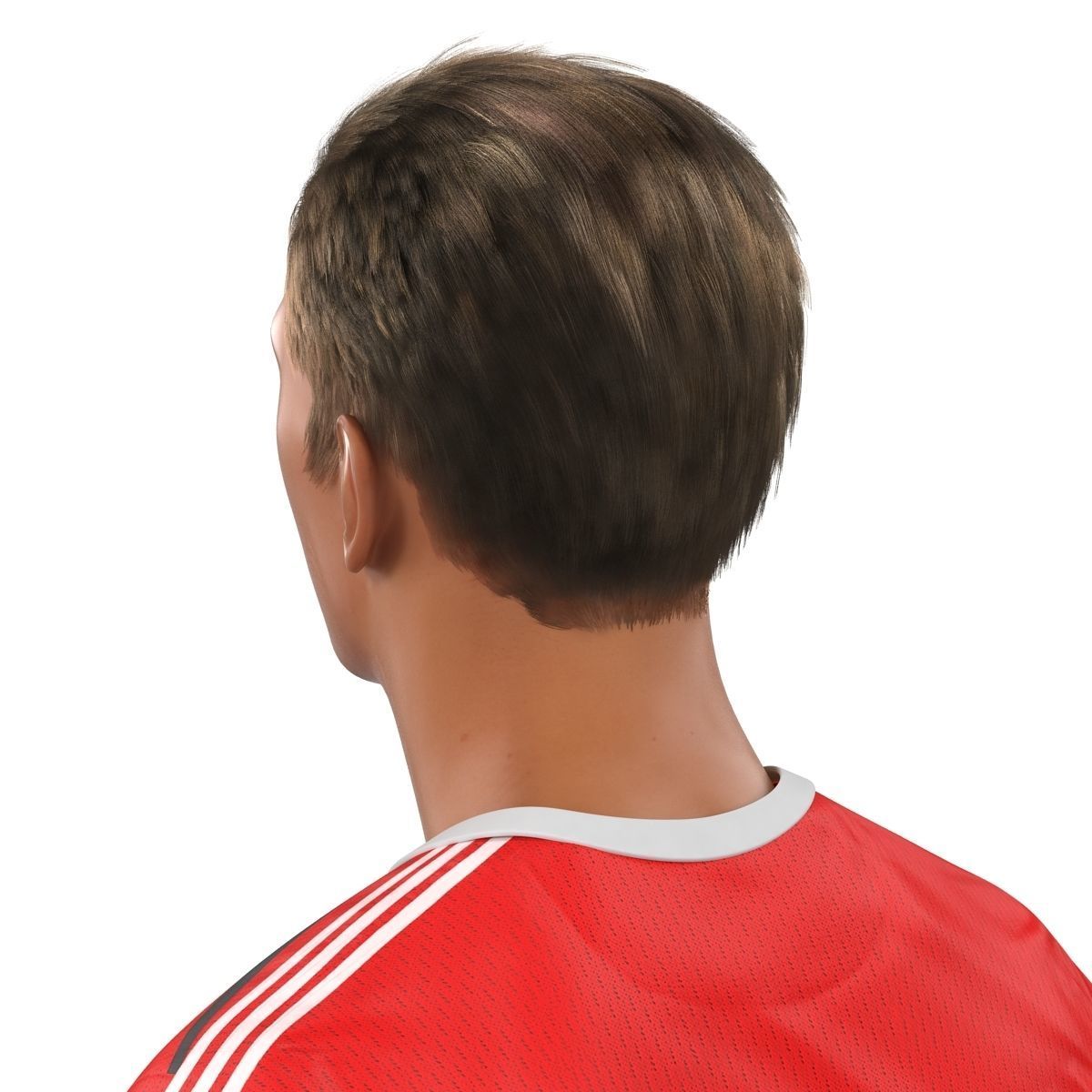 Soccer Player Generic Rigged 2 for Maya 3D model_36