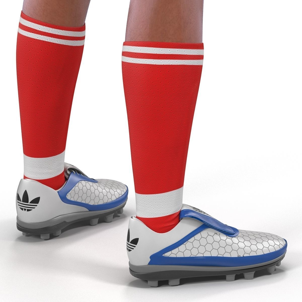 Soccer Player Generic Rigged 2 for Maya 3D model_39