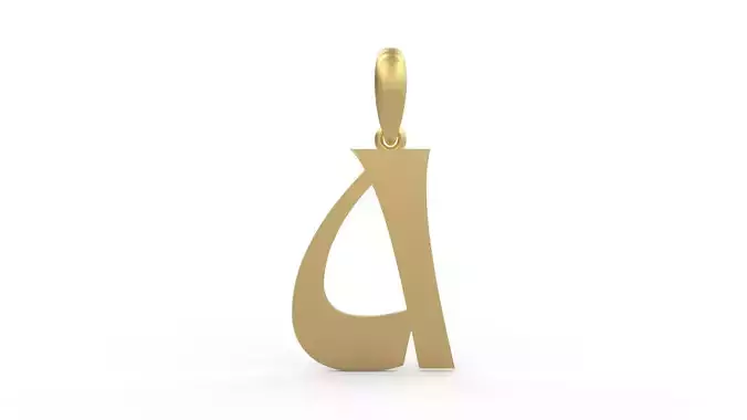 Initial Letters Pendant Mollie Rocky A