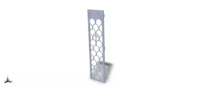 Church window protection 3D model