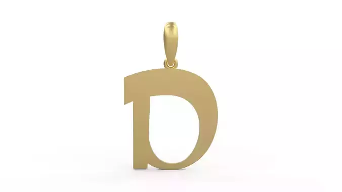 Initial Letters Pendant Mollie Rocky D