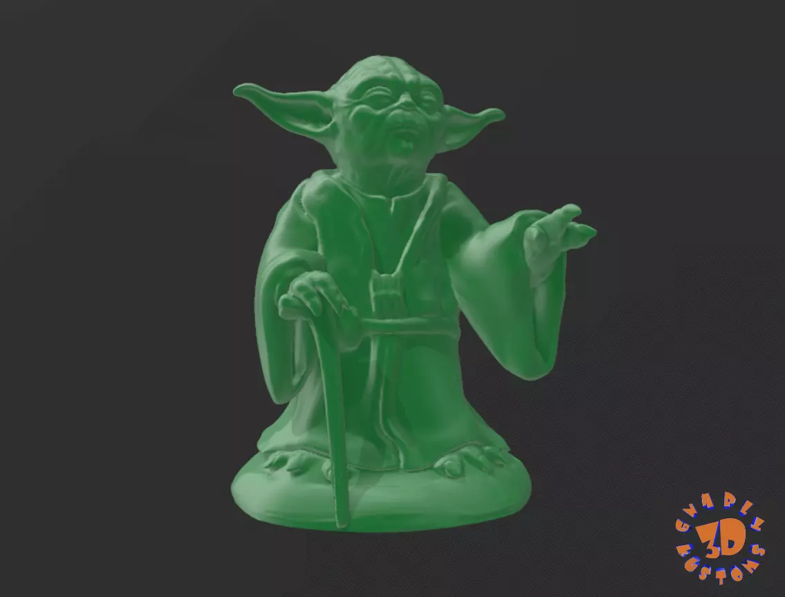 YODA - Star Wars - HIGH QUALITY 3D print model_0