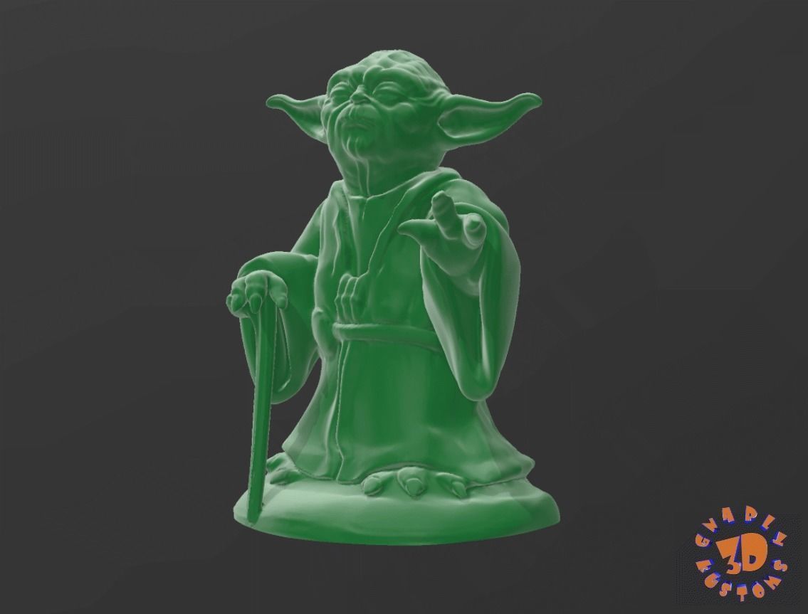 YODA - Star Wars - HIGH QUALITY 3D print model_1