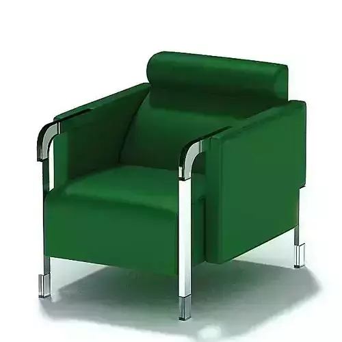 Green Cushioned Armchair