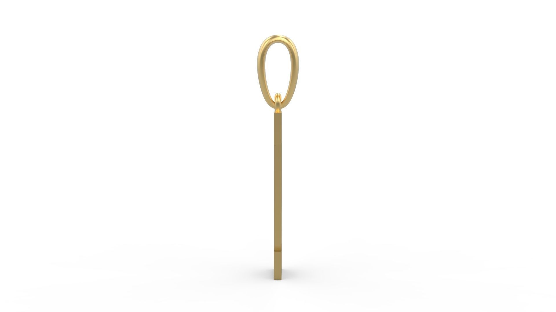 Initial Letters Pendant Mollie Rocky I 3D print model_2