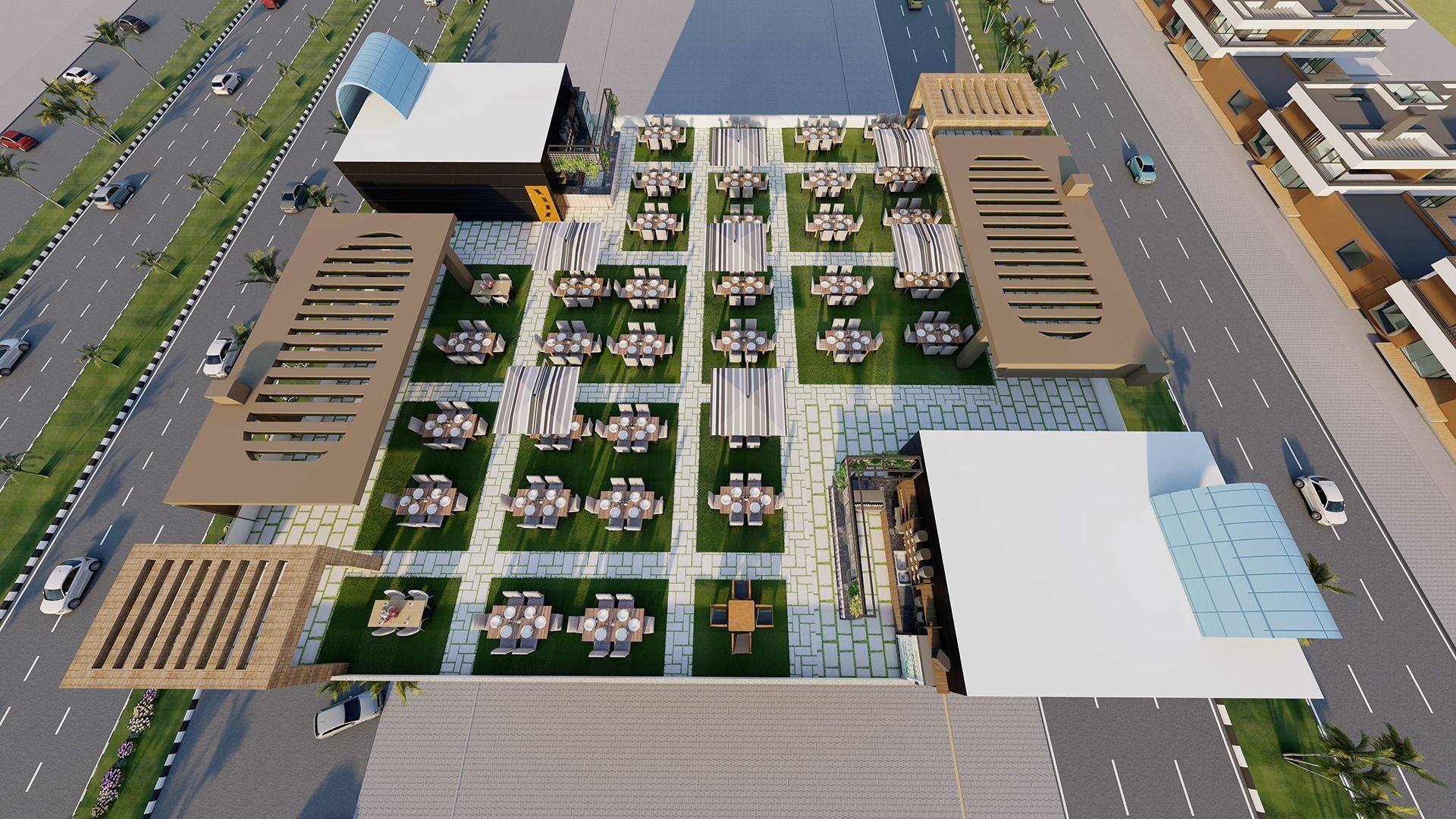 Residential Building  OR APARTMENT BUILDING DESIGN  3D model Low-poly 3D model_4