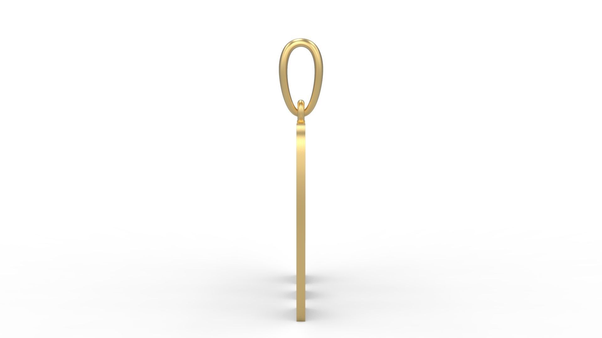 Initial Letters Pendant Mollie Rocky M 3D print model_2