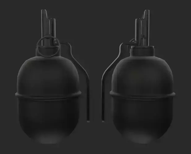 military grenade RGD-5 Low-poly 3D model