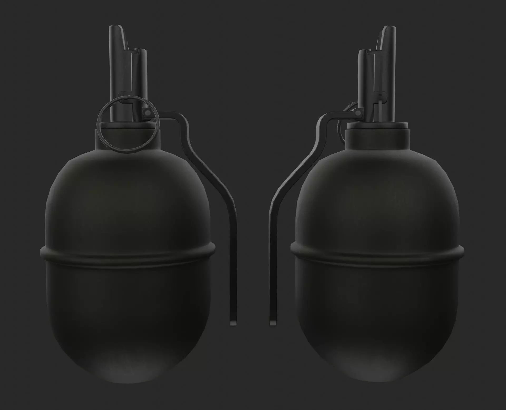 military grenade RGD-5 Low-poly 3D model_0