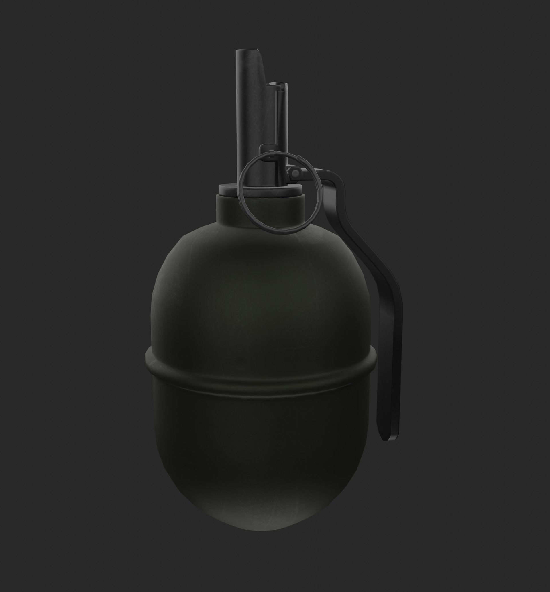 military grenade RGD-5 Low-poly 3D model_5