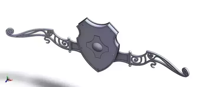 Shield display herald