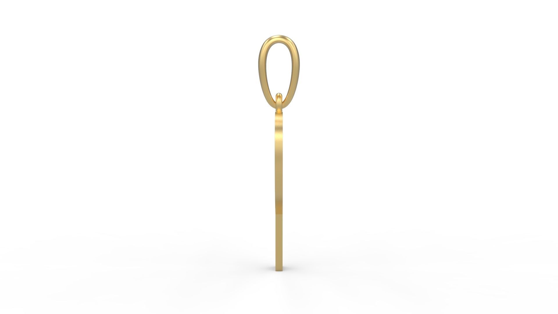 Initial Letters Pendant Mollie Rocky P 3D print model_2