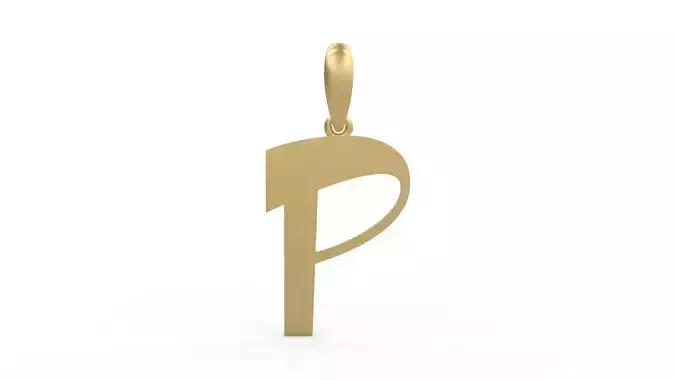 Initial Letters Pendant Mollie Rocky P