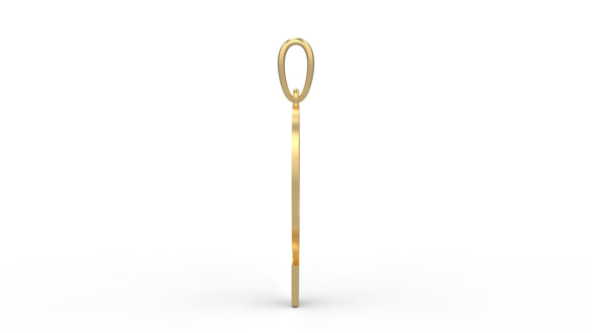 Initial Letters Pendant Mollie Rocky Q 3D print model_2