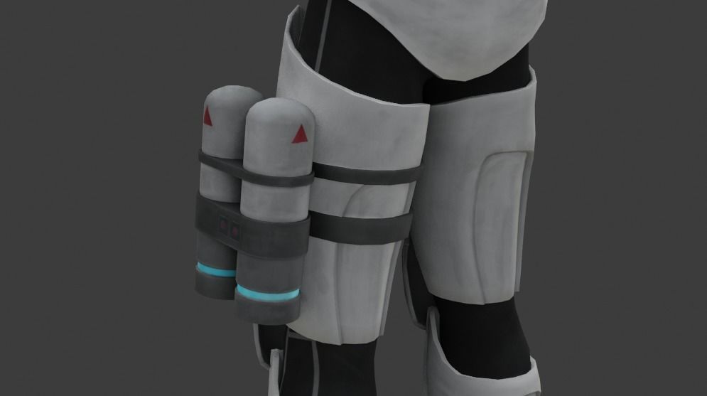 Republic Commando Clone Wars  Low-poly 3D model_5