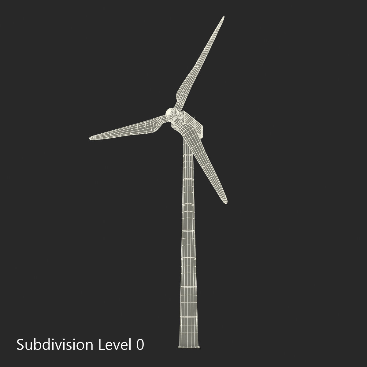 Wind Turbine Generic 3D model_16
