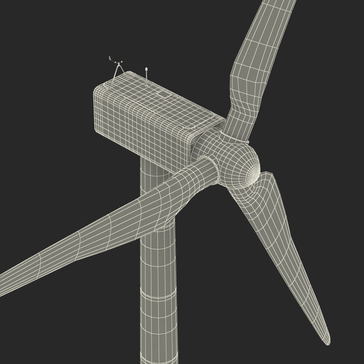 Wind Turbine Generic 3D model_32