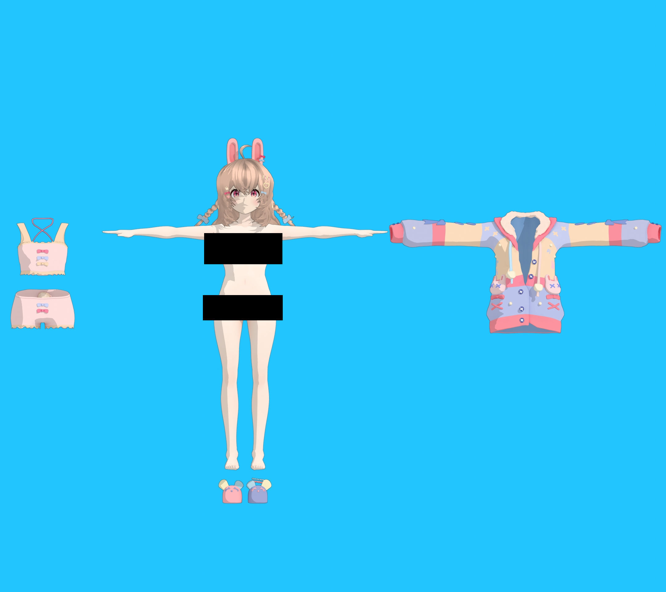 Pipkin Pippa Free low-poly 3D model_3