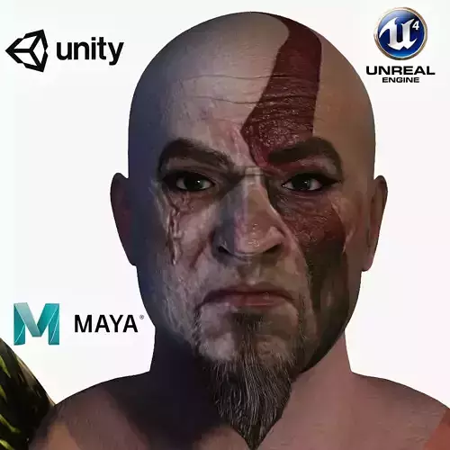  warman High quality character full Rigged and Animated 3D model