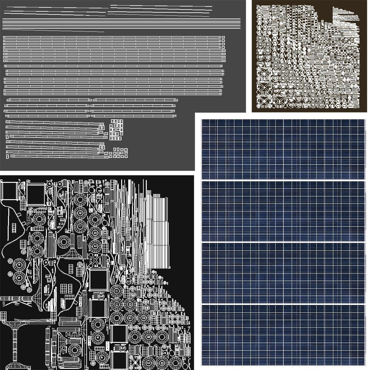 Communications Satellite Rigged 3D model_19