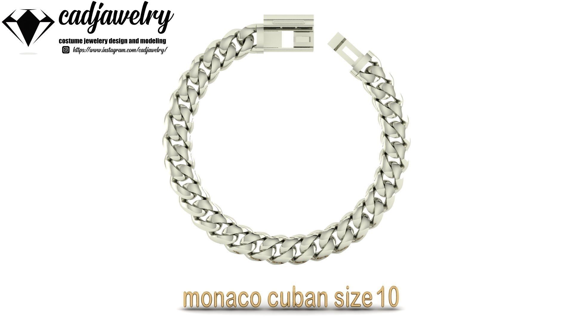monaco cuban size10 3D print model_6