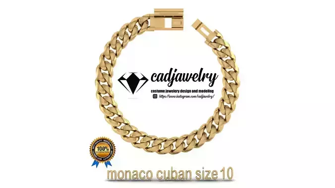 monaco cuban size10 3D print model
