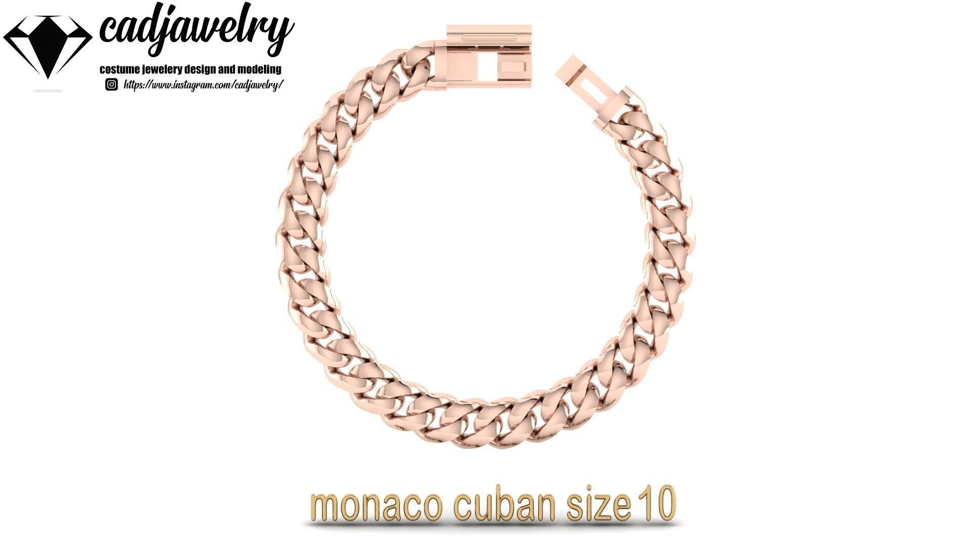 monaco cuban size10 3D print model_7