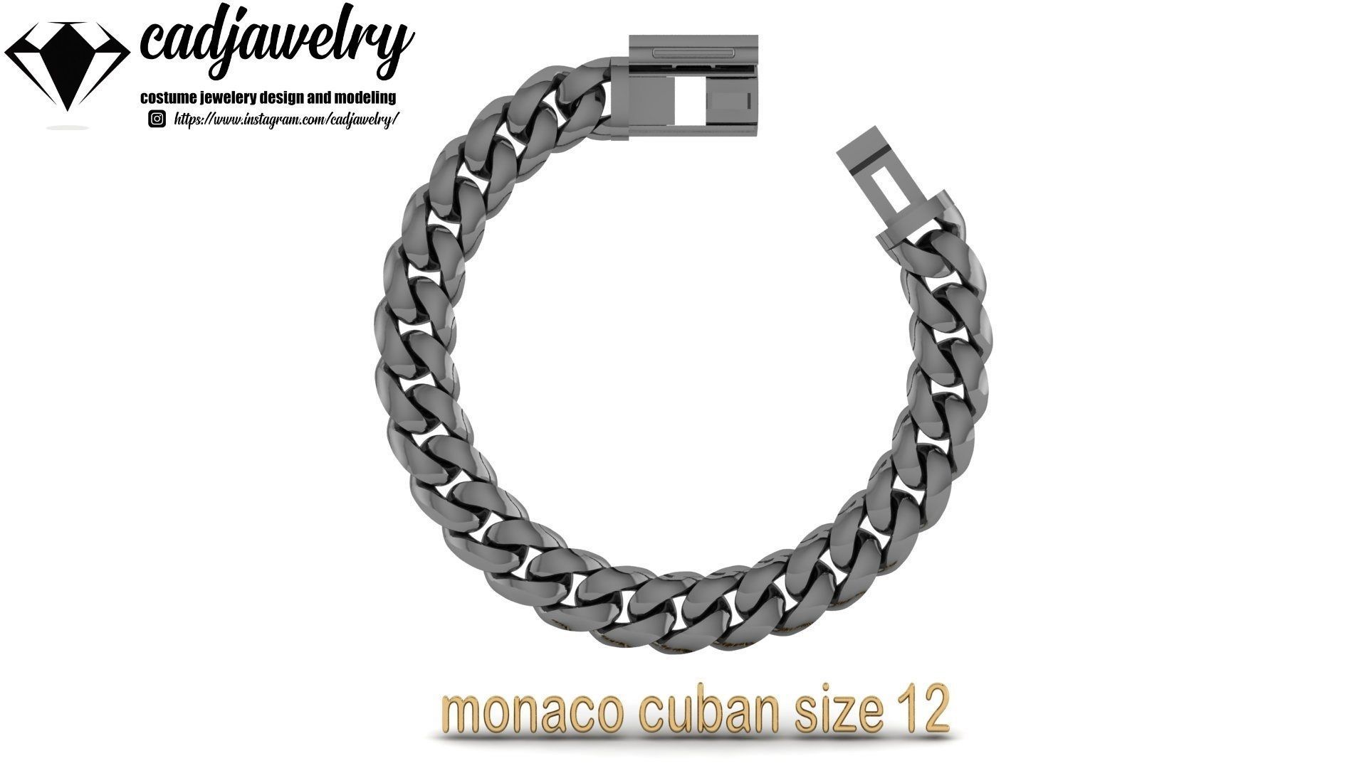 monaco cuban size12 3D print model_8