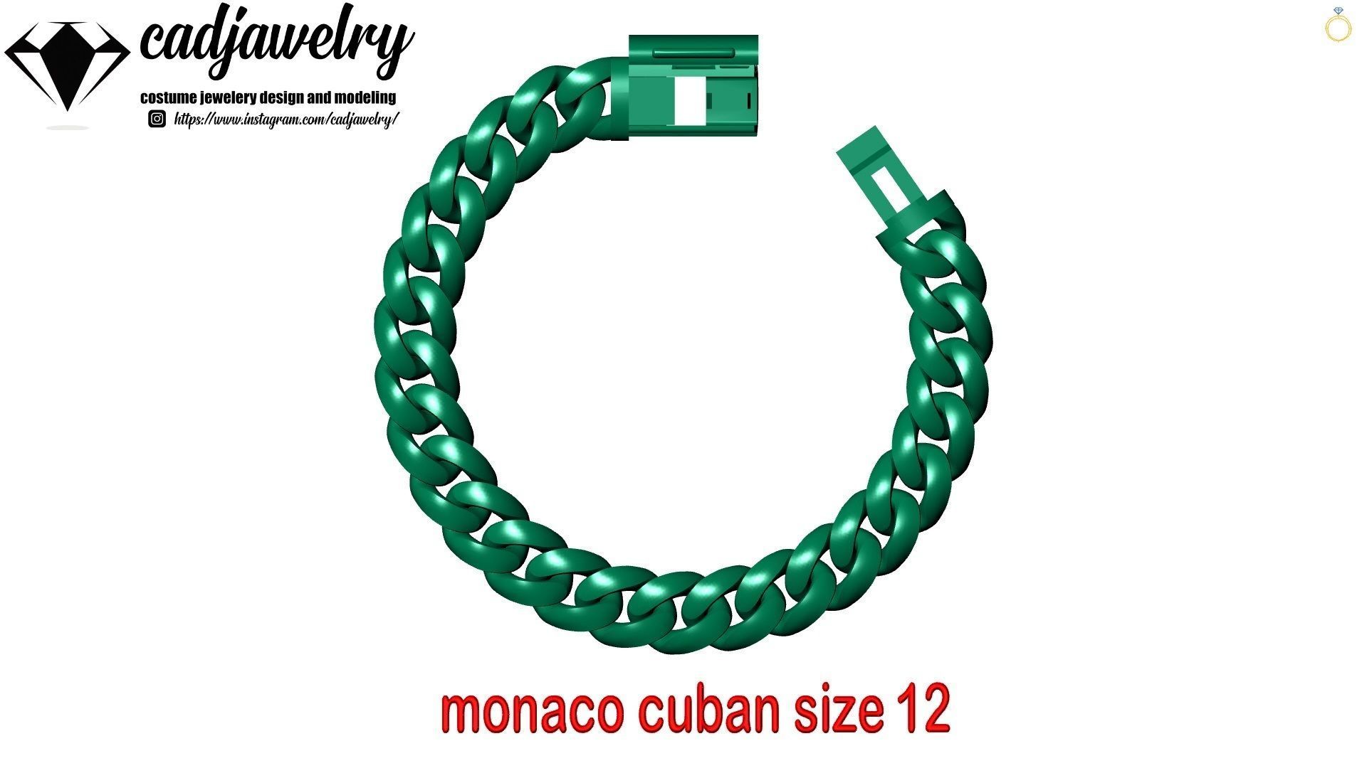 monaco cuban size12 3D print model_4