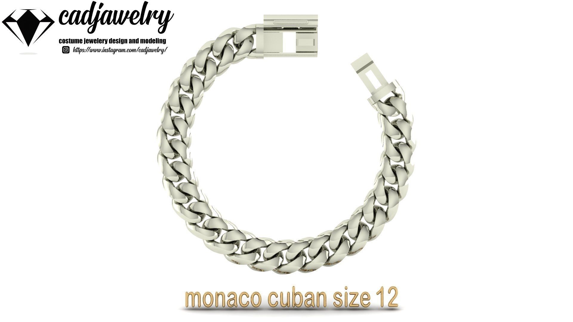 monaco cuban size12 3D print model_5