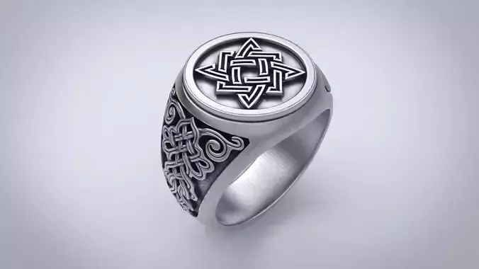 Ring Star of Rus 3D print model