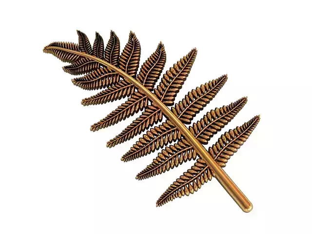 fern leaf pendant