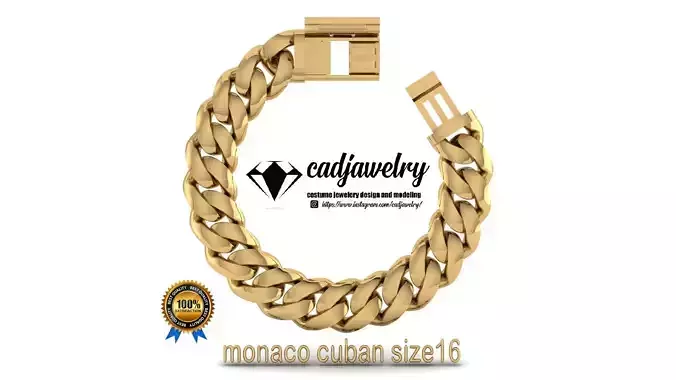 monaco cuban size16 3D print model