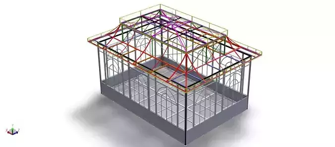 Ornate structure 3D model