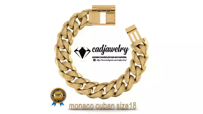 monaco cuban size18 3D print model