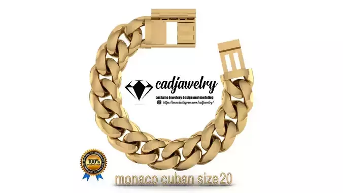 monaco cuban size20 3D print model