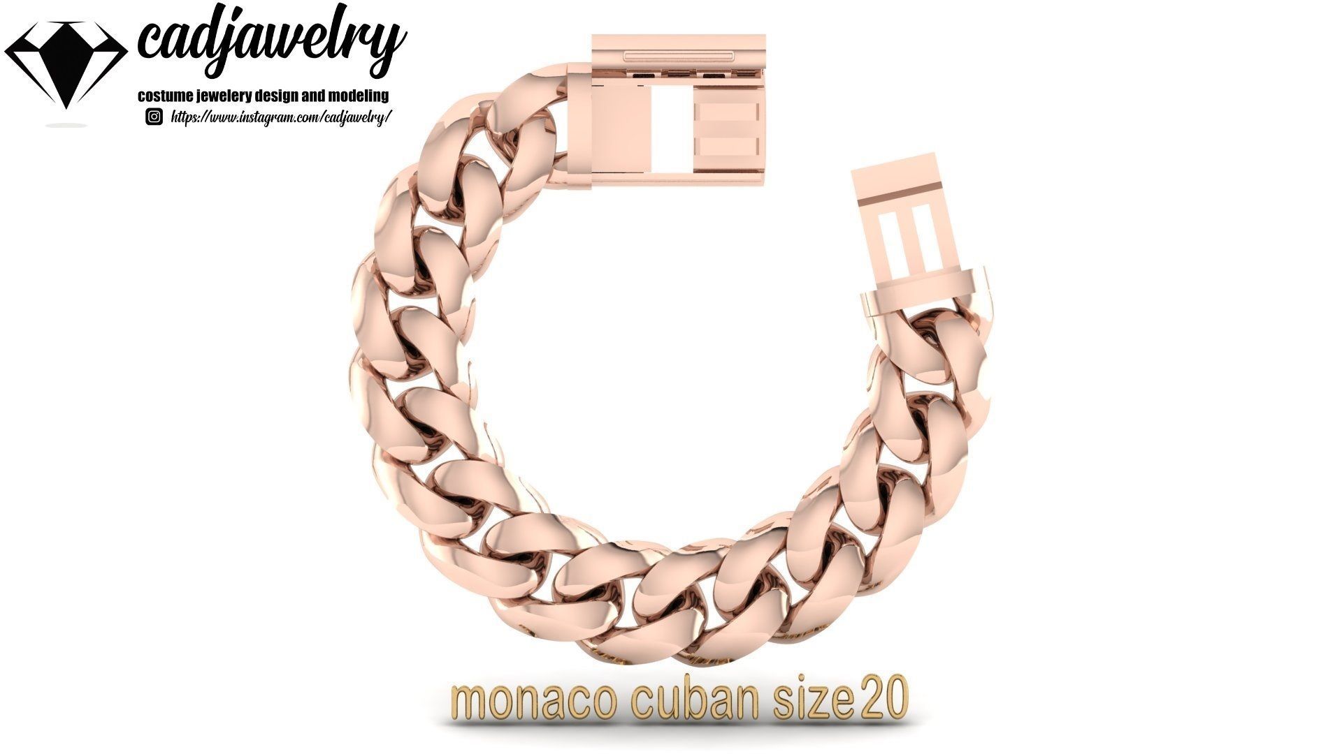 monaco cuban size20 3D print model_6
