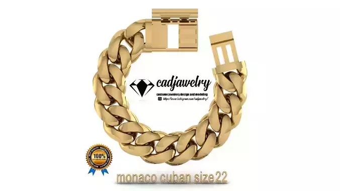 monaco cuban size22 3D print model